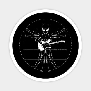 Davinci Alien Electric Guitar Magnet